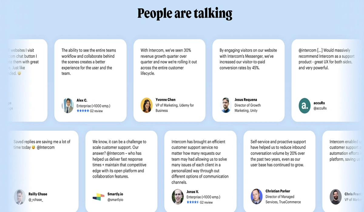 Displaying Social Proof and Real Stories