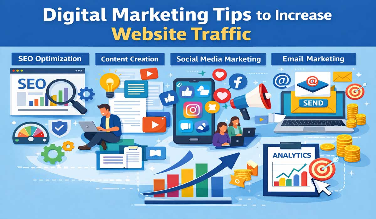 Digital Marketing Tips To Increase Website Traffic