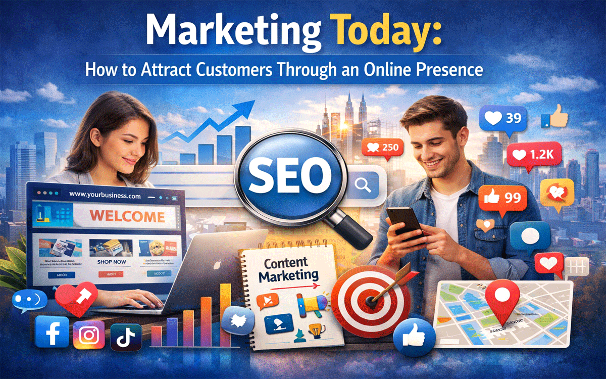 Marketing Today: How to Attract Customers Through an Online Presence