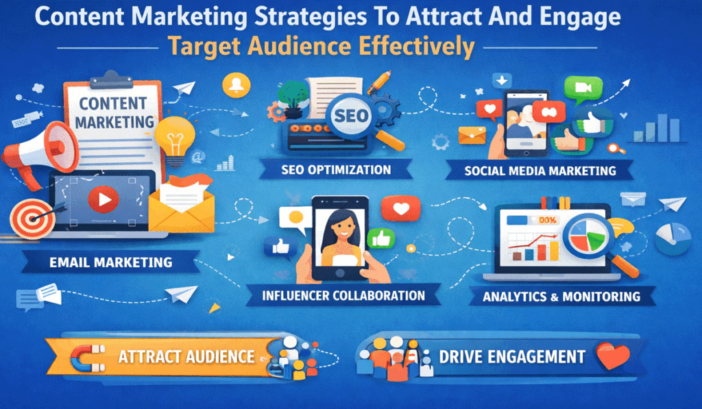 Content Marketing Strategies To Attract And Engage Target Audience Effectively
