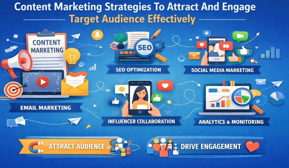 Content Marketing Strategies To Attract And Engage Target Audience Effectively