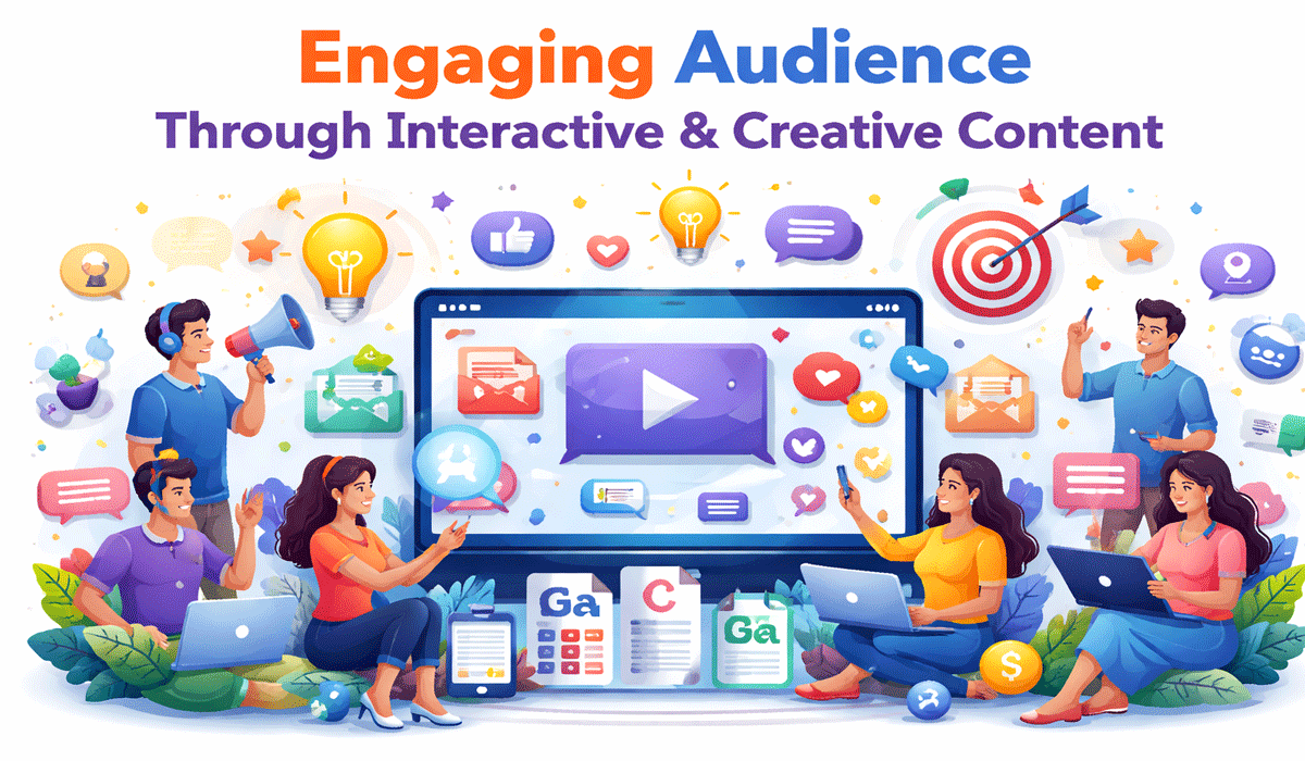 Engaging Audience Through Interactive And Creative Content